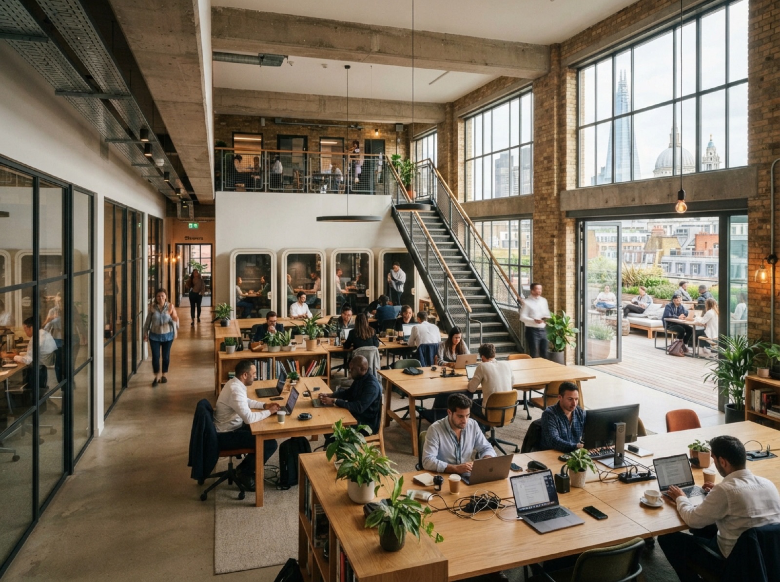 Illustrative image of a workspace (not this space)