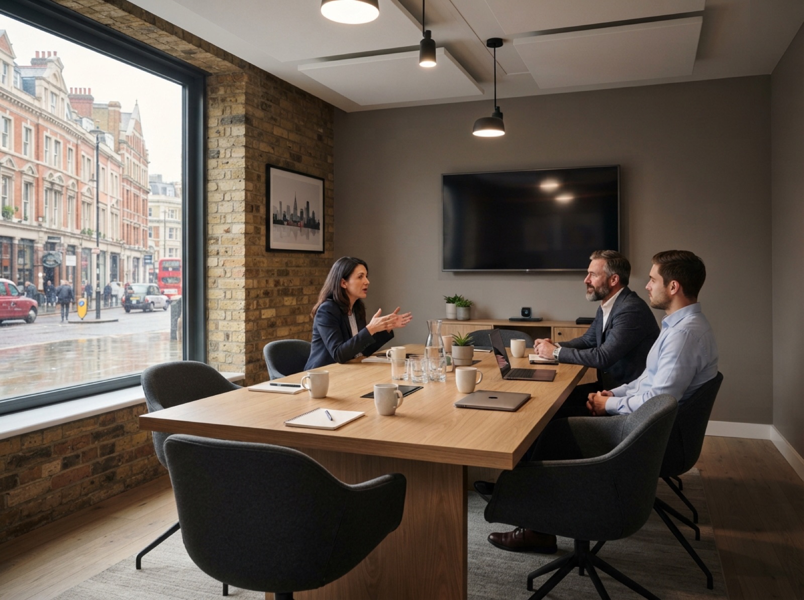 Illustrative image of a workspace (not this space)