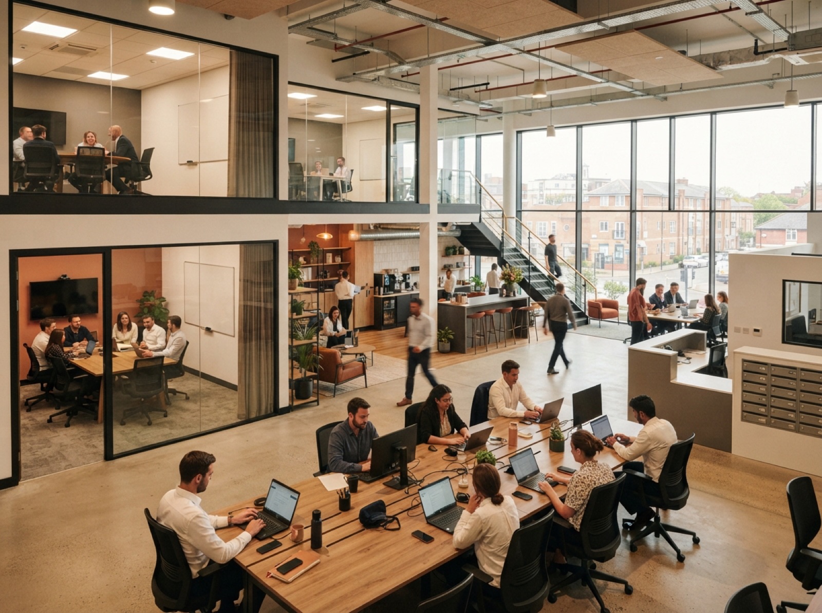 Illustrative image of a workspace (not this space)