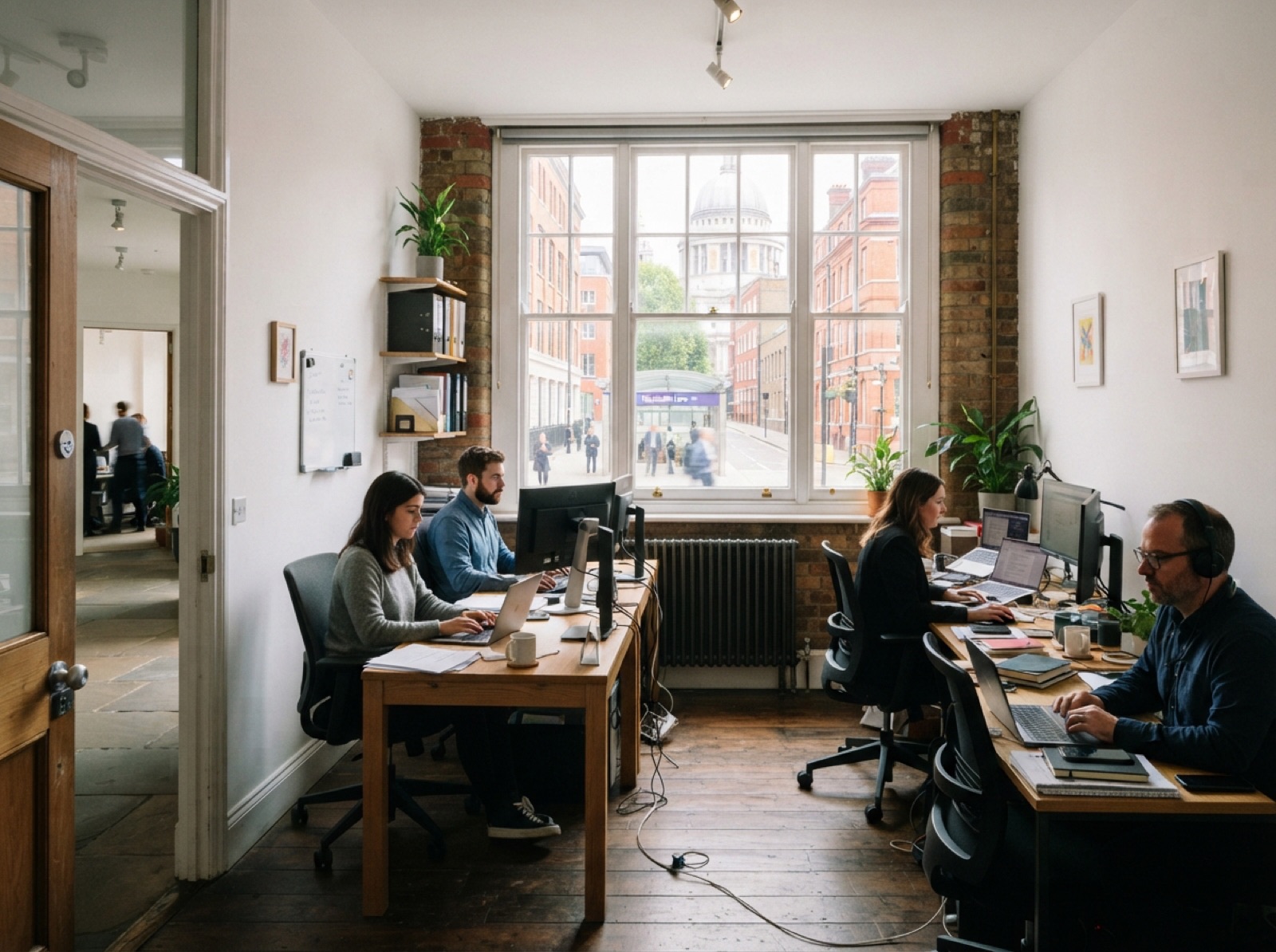 Illustrative image of a workspace (not this space)