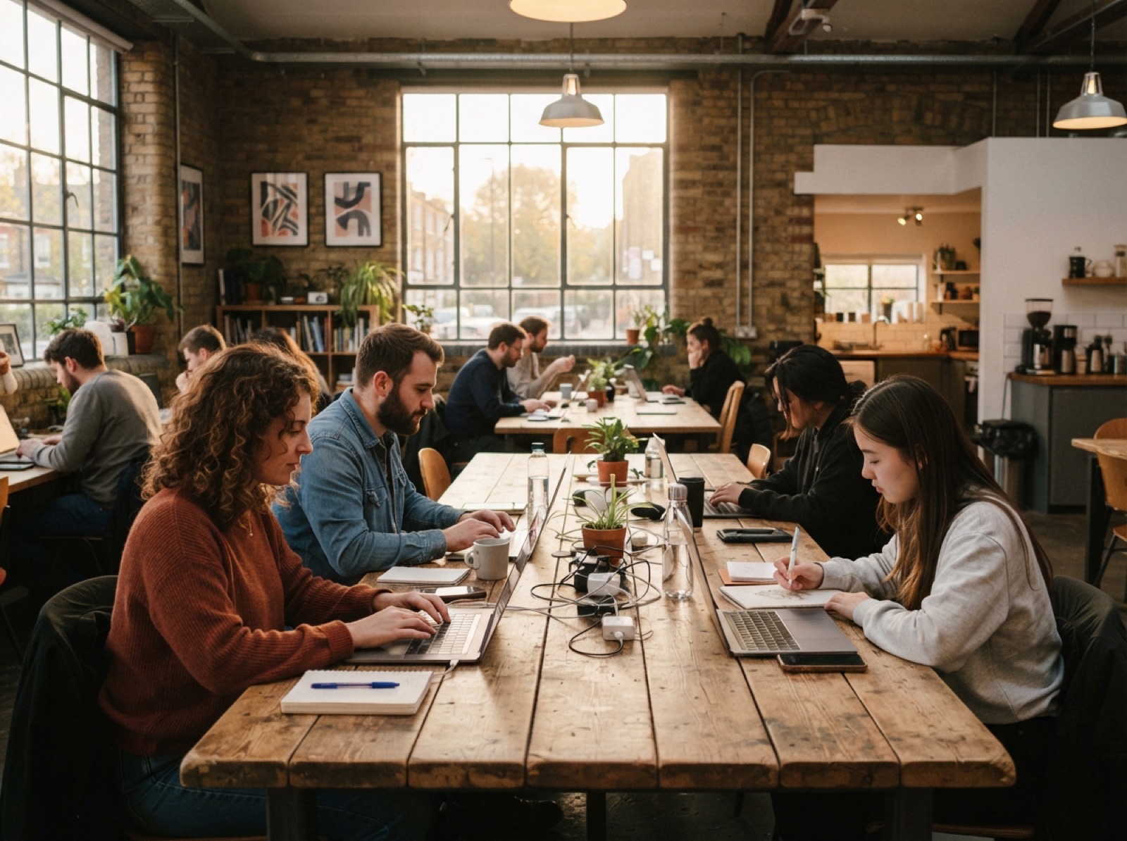 Illustrative image of a workspace (not this space)
