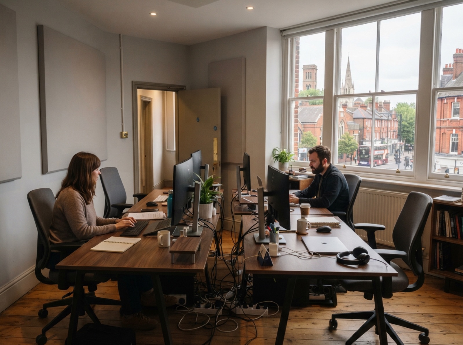 Illustrative image of a workspace (not this space)