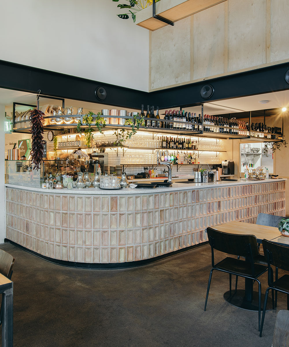 Cafe Route, the on-site cafe and bar at The Halley